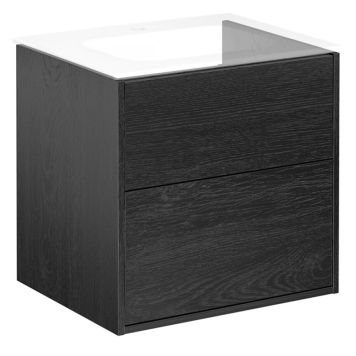 TVÄTTSTÄLLSSKÅP GUSTAVSBERG ARTIC 60CM SVART ASKFANER 