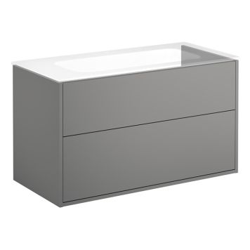 TVÄTTSTÄLLSSKÅP GUSTAVSBERG ARTIC 100CM ASKGRÅ  