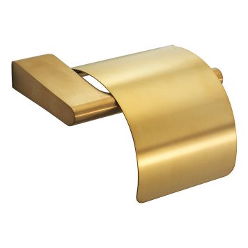 TOALETTPAPPERSHÅLLARE PRESSALIT STYLE BORSTAD MÄSSING 170MM