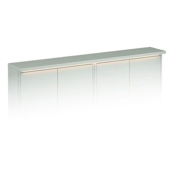 TOPPSKIVA GUSTAVSBERG TILL BADRUMSSKÅP GRAPHIC GRUND GRÅ 120 CM