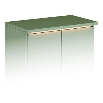 TOPPSKIVA GUSTAVSBERG TILL BADRUMSSKÅP GRAPHIC GRÖN 60 CM