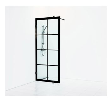 DUSCHVÄGG SVEDBERGS RISTA FAST SCREENGLAS 180° 90 CM