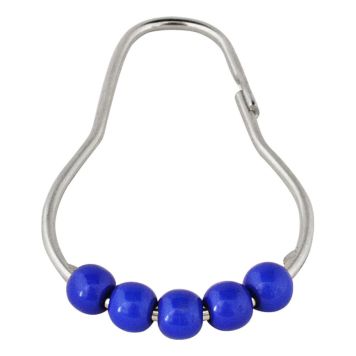 DUSCHDRAPERIRINGAR BLÅ