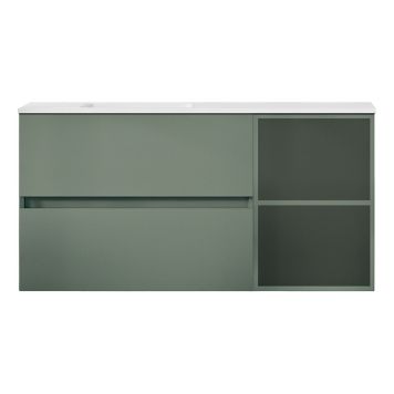 KOMMODPAKET SWEBAD HEMAVAN VÄNSTER M SKÅP SALVIAGRÖN 120 CM