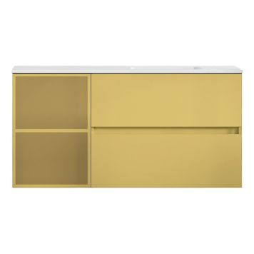 KOMMODPAKET  SWEBAD HEMAVAN HÖGER M SKÅP MJUKGUL 120CM