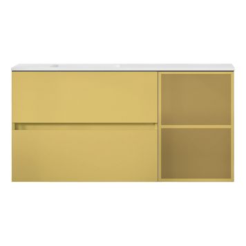 KOMMODPAKET SWEBAD HEMAVAN VÄNSTER M SKÅP MJUKGUL 120CM