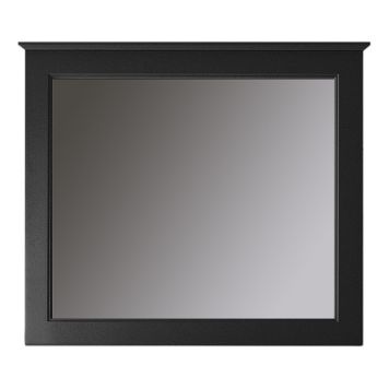 SPEGEL SWEBAD KLÄPPEN MED BELYSNING SVART 80 CM