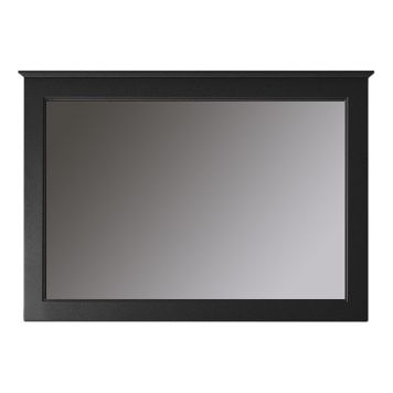 SPEGEL SWEBAD KLÄPPEN MED BELYSNING SVART 100 CM