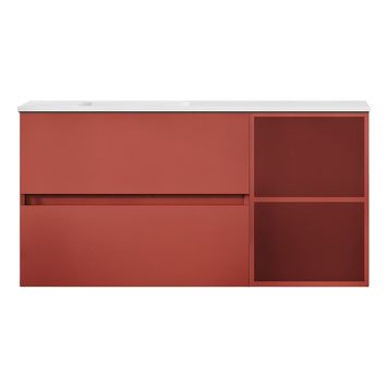 KOMMODPAKET SWEBAD HEMAVAN VÄNSTER M SKÅP KORALLRÖD 120CM