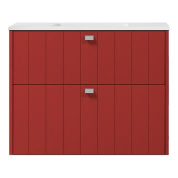 KOMMODPAKET SWEBAD VEMDALEN KORALLRÖD 80CM