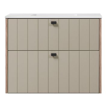 KOMMODPAKET SWEBAD VEMDALEN GREIGE/EK 80CM