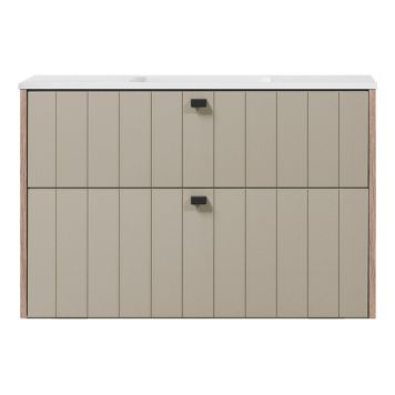 KOMMODPAKET SWEBAD VEMDALEN GREIGE/EK 100CM