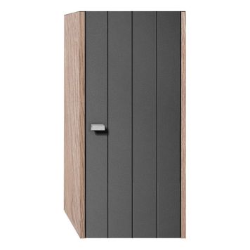 BADRUMSSKÅP SWEBAD VEMDALEN GRAFIT/EK 75CM