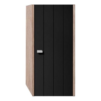 BADRUMSSKÅP SWEBAD VEMDALEN SVART/EK 75CM