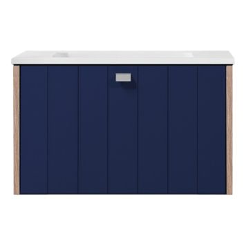 TVÄTTSTÄLLSSKÅP SWEBAD VEMDALEN OCEANBLÅ/EK 60CM