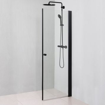 DUSCHDÖRR SUNWIND KIARA ENKEL 80CM SVART