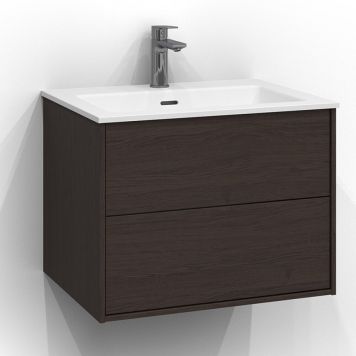 TVÄTTSTÄLLSSKÅP SVEDBERGS EPOS PLAN BRUN ASK 2L 60X45CM