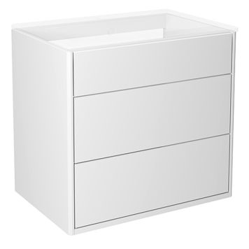 TVÄTTSTÄLLSSKÅP GUSTAVSBERG GRAPHIC VIT SLÄT 60 CM