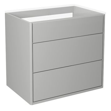 TVÄTTSTÄLLSSKÅP GUSTAVSBERG GRAPHIC GRÅ SLÄT 60 CM