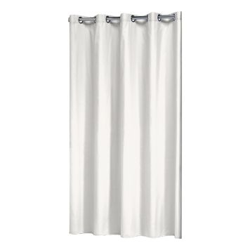 DUSCHDRAPERI SEALSKIN COLORIS 180X200CM VIT 