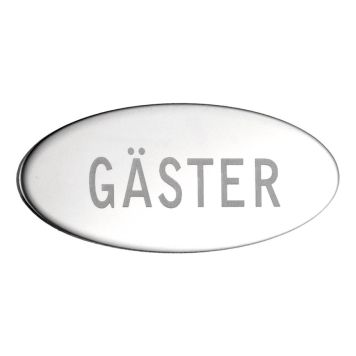 WC-SKYLT SMEDBO XTRA GÄSTER KROM