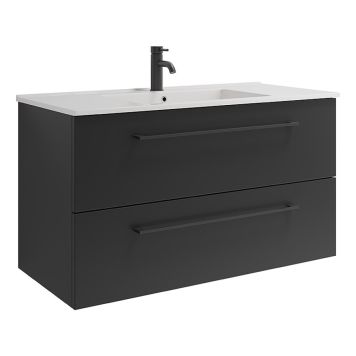 KOMMODPAKET CAMARGUE SKÄRGÅRD SLÄT SVART 100CM