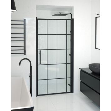 DUSCHDÖRR CAMARGUE SKÄRGÅRD SVART RAM NISCH 100CM