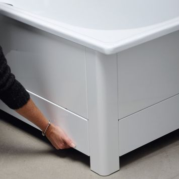 TILLÄGGSGAVEL SVEDBERGS TILL EMALJBADKAR 70 VIT