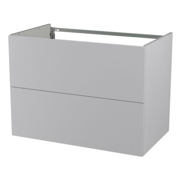 TVÄTTSTÄLLSSKÅP CAMARGUE VIKA SLÄT LJUSGRÅ 80 CM