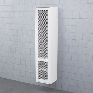 HÖGSKÅP BJÖRBO BADRUM KLÖVER MEJDA HYLLOR VÄNSTER VIT