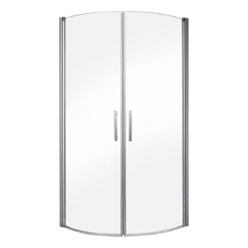 DUSCHHÖRNA CAMARGUE DALARÖ ROUND 90X90 MATTKROM/KLARGLAS
