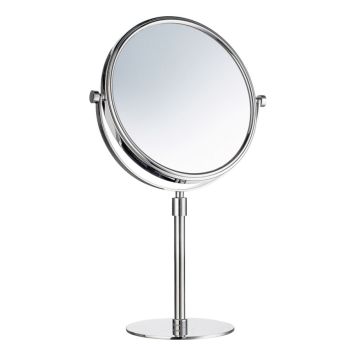 SMINKSPEGEL SMEDBO OUTLINE PÅ FOT 3X FÖRSTORING POLERAD KROM