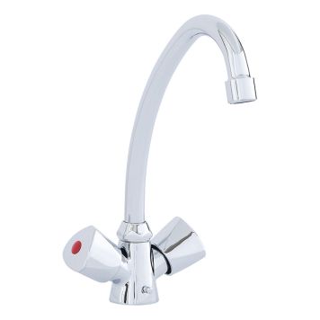 KÖKSBLANDARE RESPEKTA THERMOFLOW QMIX12 LÅGTRYCK UTAN DISKMASKINSAVSTÄNGNING