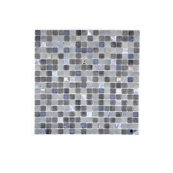 MOSAIK WELSCHEIT SQUARE MIX NERO 30X30CM PRIS PER ARK