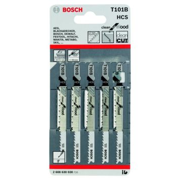 STICKSÅGBLAD BOSCH T101B BLÅ 5-PACK