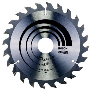 CIRKELSÅGBLAD BOSCH OPTILINE 24VT 165X30MM        