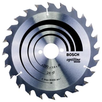 CIRKELSÅGKLINGA BOSCH TRÄ T24 190X30MM 