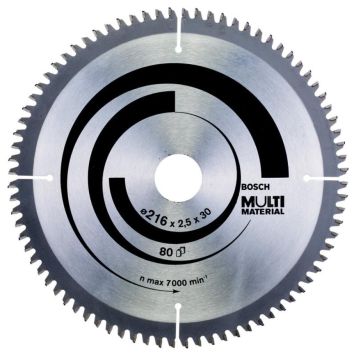 CIRKELSÅGKLINGA BOSCH 216X30MM 80T -5 