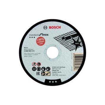 KAPSKIVA BOSCH INOX STD 1,6X125MM 
