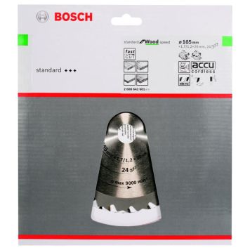 CIRKELSÅGKLINGA BOSCH SPEEDLINE TRÄ 24T 165X1,7X20MM
