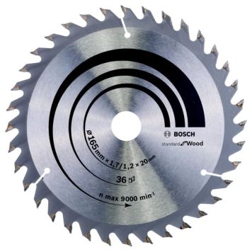 SÅGKLINGA BOSCH 36T 165X20X1,7MM  
