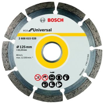 DIAMANTSKIVA BOSCH ECO UNIVERSAL 125X22, 2MM 