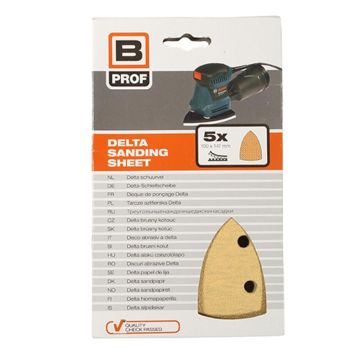 TREKANTSSLIPPAPPER B-PROF K80 TILL SLIPMASKIN 5-PACK