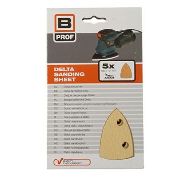 TREKANTSSLIPPAPPER B-PROF K120 TILL SLIPMASKIN 5-PACK