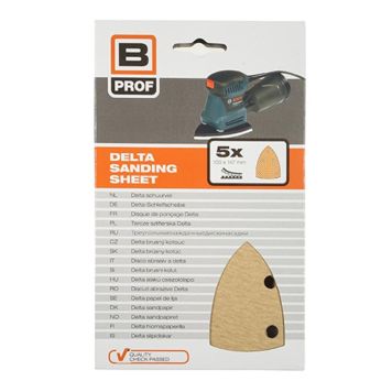 TREKANTSSLIPPAPPER B-PROF K180 TILL SLIPMASKIN 5-PACK