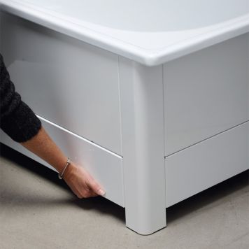 TILLÄGGSFRONT SVEDBERGS TILL EMALJKAR 140 VIT