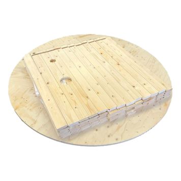 TRÄPANEL + BOTTEN TILL BADTUNNA PW-SPA OMONTERAD