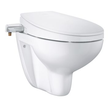 VÄGGHÄNGD TOALETT GROHE BAU MED BIDÉSITS VIT 