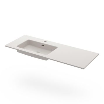 TVÄTTSTÄLL SVEDBERGS ISE VIT MATT VÄNSTER 120CM