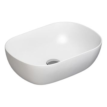 TVÄTTSTÄLL SCANBAD OVAL 46X32,5CM VIT